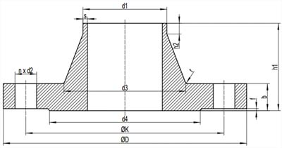 DIN 2632 Flanges Dimensions