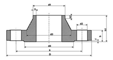 DIN 2635 Flanges Dimensions